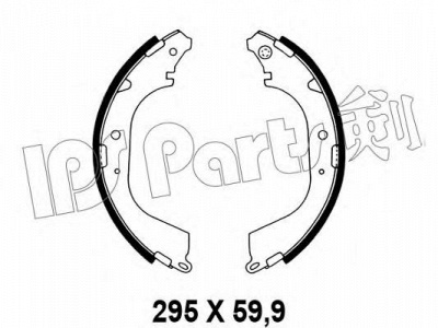 IPS PARTS ibl4205 -  Тормозные колодки